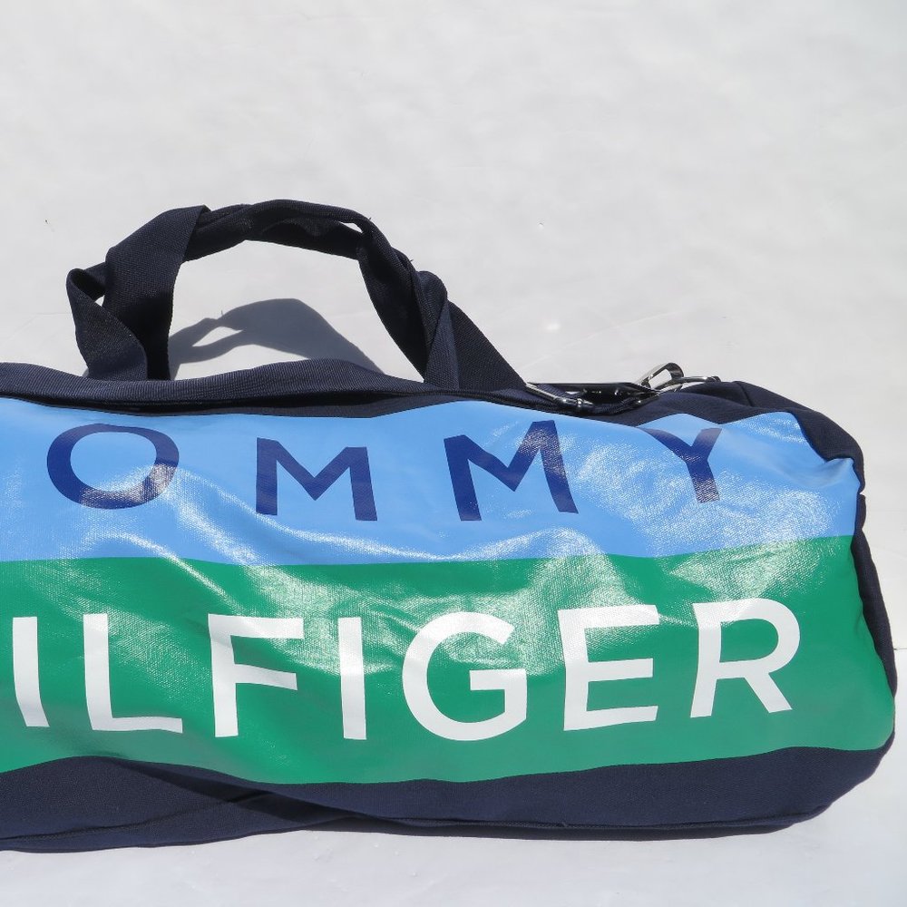 Tommy Hilfiger Large Gym Bag Duffle Navy Blue NEW - Picture 4 of 12